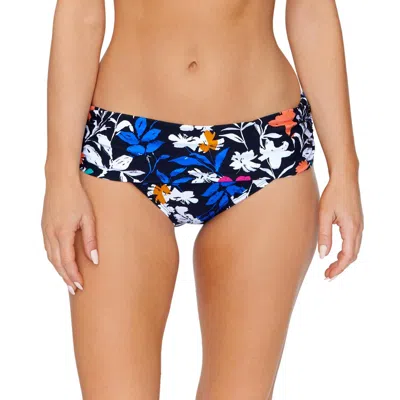 Island Escape Womens Floral Print Fold-over Swim Bottom Separates In Multi