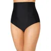 Island Escape High-waist Tummy Control Top Bikini Bottoms, Created For Macy's Women's Swimsuit In Black