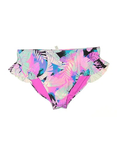 Pre-owned Island Soul Swimsuit Bottoms In Purple