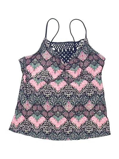 Pre-owned Island Soul Swimsuit Top Pink Swimwear
