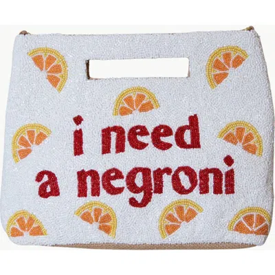 Island To East Side I Need A Negroni Handle Pouch In White