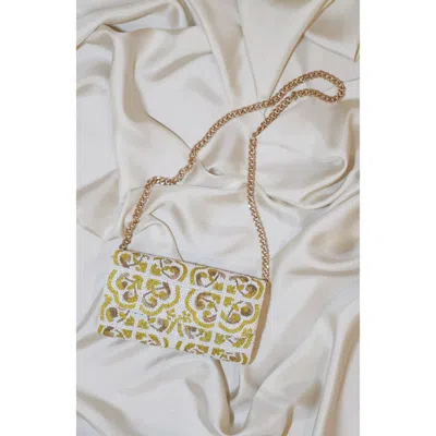 Island To East Side Mosaic Tile Medium Structured Bag In Multi