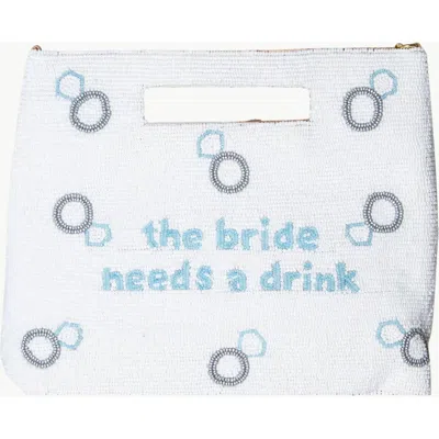 Island To East Side The Bride Needs A Drink Handle Pouch In Purple