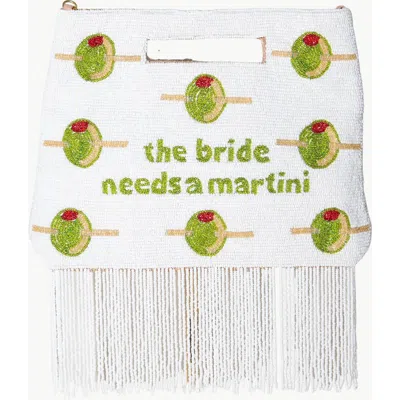 Island To East Side The Bride Needs A Martini Handle Pouch In White