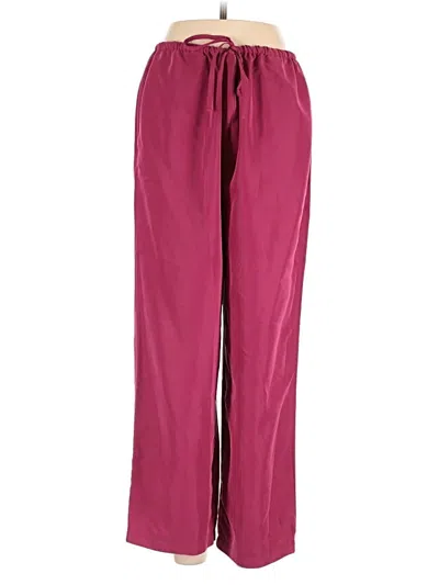 Pre-owned Islander Track Pants In Burgundy