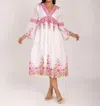 Islapayal Capri Midi Dress In Peony Pink In Multi