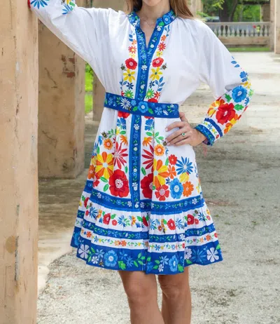 Islapayal Malta Mini Dress In Palermo White