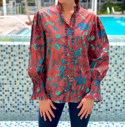 Islapayal Mayfair Top In Rust