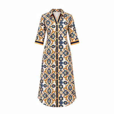 Islapayal Neutrals Rhea Midi In Blue