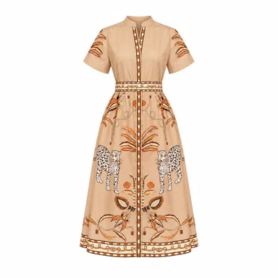 Islapayal Neutrals Sydney Shirtdress In Blue
