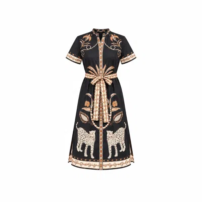 Islapayal Sydney Shirtdress In Black