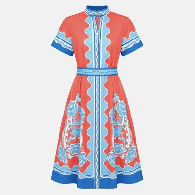 Islapayal Sydney Shirtdress In Blue
