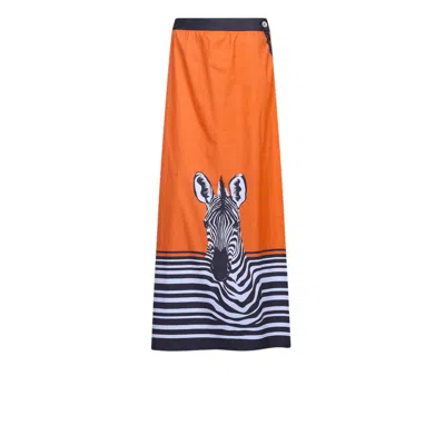 Islapayal Women's Aix Skirt In Orange