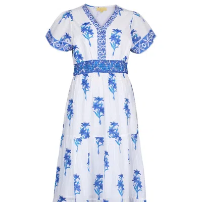 Islapayal Women's Blue / White Valencia Maxi