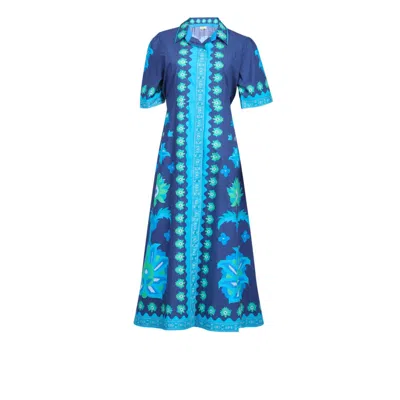 Islapayal Women's Chelsea Shirtdress In Blue