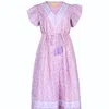 Islapayal Women's Pink / Purple Amalfi Maxi In Pink/purple