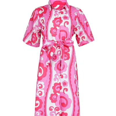 Islapayal Women's Pink / Purple Sienna Midi