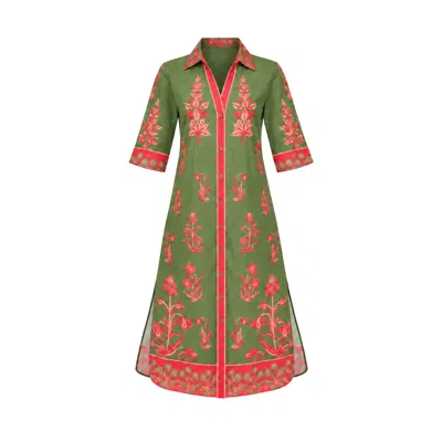 Islapayal Women's Rhea Midi In Green