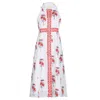 Islapayal Women's White / Red Windsor Midi In White/red