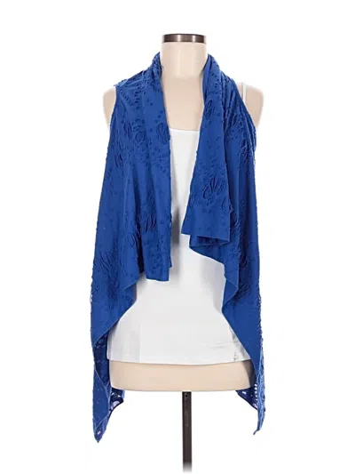 Isle Apparel Cardigan Sweater In Blue