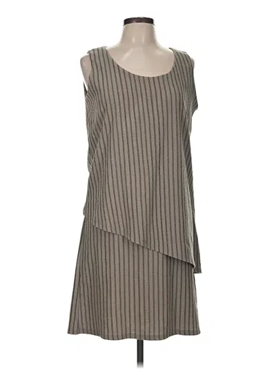 Pre-owned Isle By Melis Kozan Casual Dress In Gray