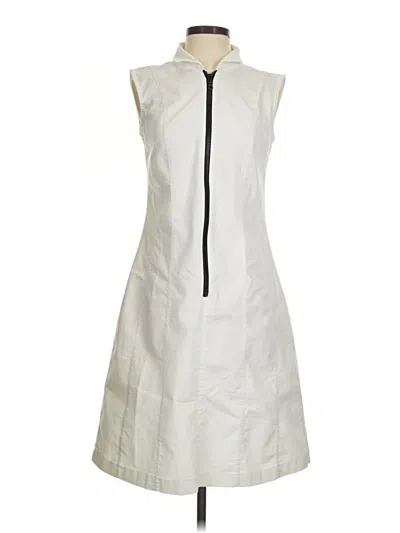 Pre-owned Isle By Melis Kozan Casual Dress In Ivory