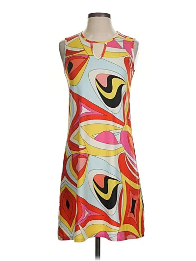 Pre-owned Isle By Melis Kozan Casual Dress In Orange