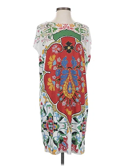 Pre-owned Isle By Melis Kozan Casual Dress In White