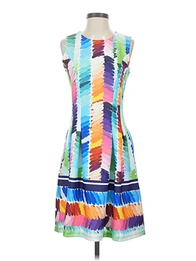 Pre-owned Isle By Melis Kozan Cocktail Dress In Blue