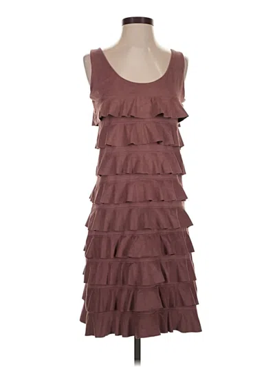 Pre-owned Isle By Melis Kozan Cocktail Dress In Brown