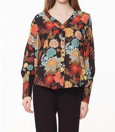 Isle By Melis Kozan Poet Long Sleeve Top In Multi