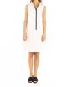 Isle By Melis Kozan Ponto Mini Dress In White Denim In White