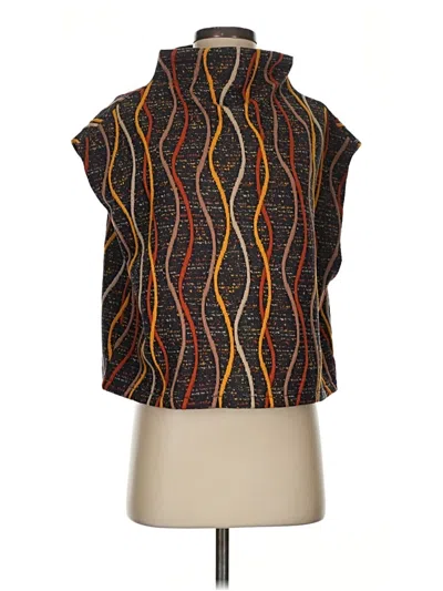 Pre-owned Isle By Melis Kozan Sleeveless Blouse In Black