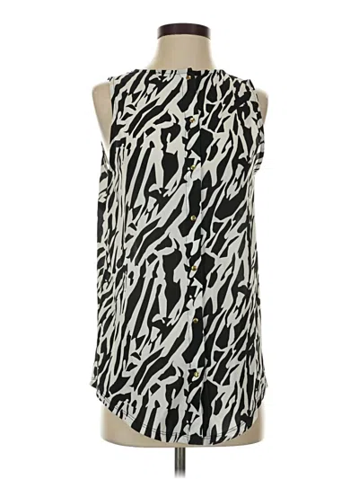 Pre-owned Isle By Melis Kozan Sleeveless Blouse In Black