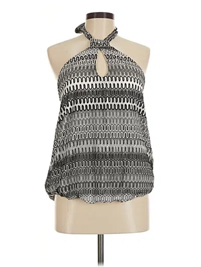 Pre-owned Isle By Melis Kozan Sleeveless Blouse In Silver