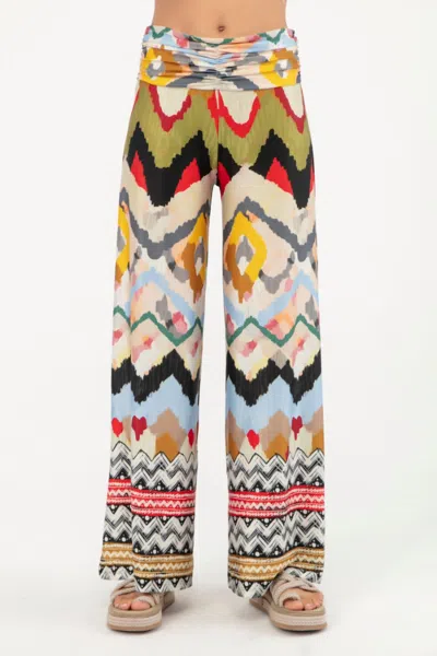 Isle By Melis Kozan Women's Palazzo Pant In Reggae In Multi