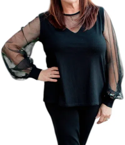 Isle Delta Top In Black