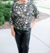 Isle Dodi Top In Black In Black