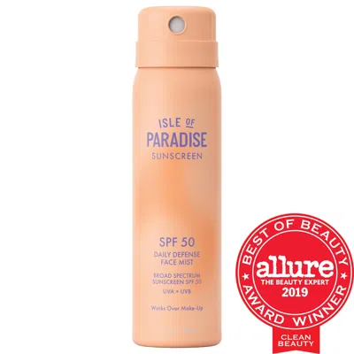 Isle Of Paradise Daily Defense Face Fluid Spf 50 Sunscreen 2 Oz/60 ml