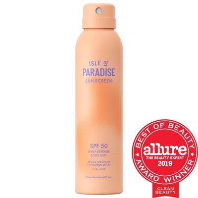 Isle Of Paradise Daily Defense Face Fluid Spf 50 Sunscreen 6 Oz/177 ml
