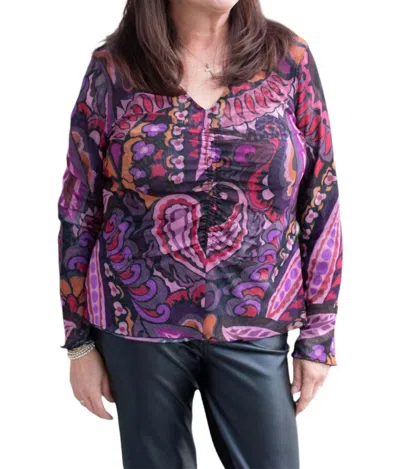Isle Reversible Della Top In Multi-colored