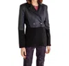 Isle Shimmer Chic Jacket In Black In Black