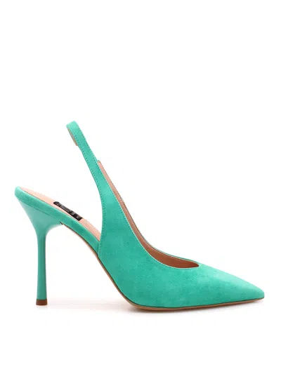 Islo Gang Suede Décolleté In Green