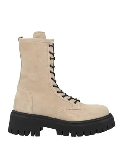 Islo Isabella Lorusso Woman Ankle Boots Beige Size 7 Soft Leather