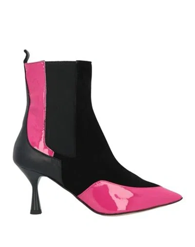 Islo Isabella Lorusso Woman Ankle Boots Black Size 11 Soft Leather
