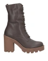 Islo Isabella Lorusso Woman Ankle Boots Dark Brown Size 7 Calfskin