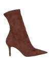Islo Isabella Lorusso Woman Ankle Boots Dark Brown Size 10 Textile Fibers