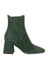 Islo Isabella Lorusso Woman Ankle Boots Green Size 8 Leather