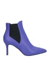 Islo Isabella Lorusso Woman Ankle Boots Purple Size 11 Soft Leather In Purple