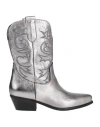 Islo Isabella Lorusso Woman Ankle Boots Silver Size 10 Soft Leather